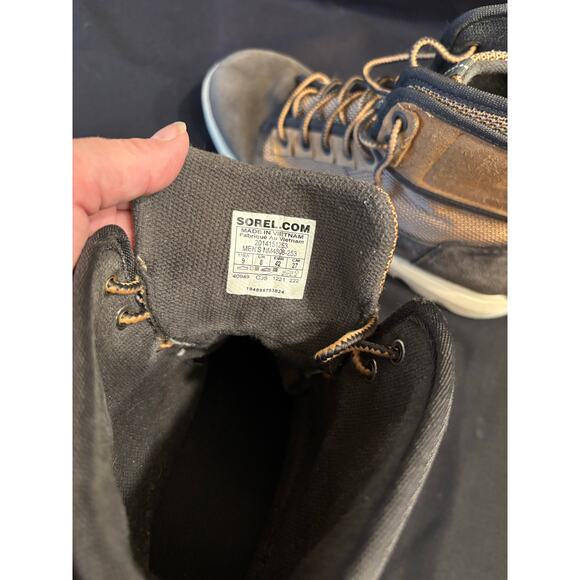 Men’s Sorel Explorer Mission Boots Suede Waterproof Wet Sand Shoes, size 9 main image 6